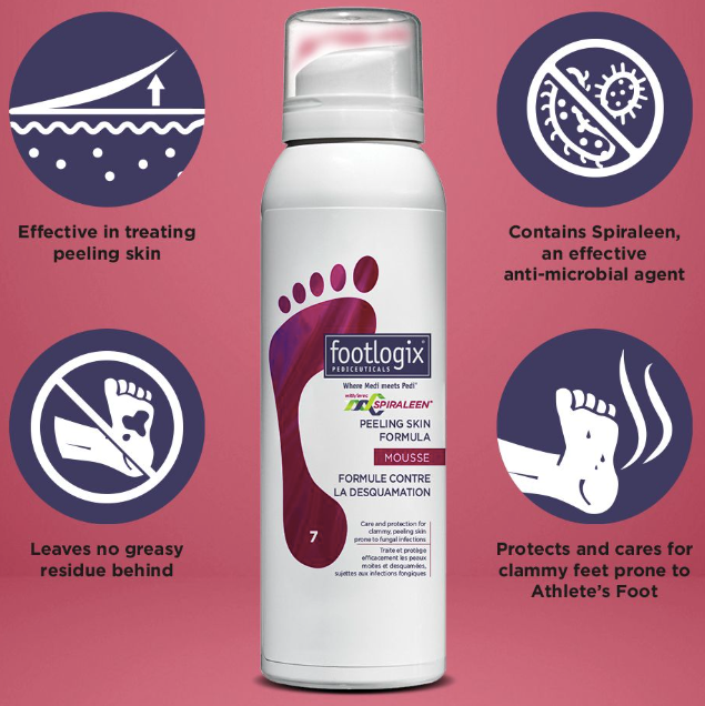 FOOTLOGIX PEELING SKIN FORMULA SPIRALEEN 125ML