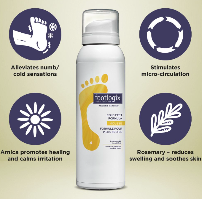 FOOTLOGIX COLD FEET FORMULA 125ML