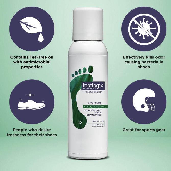 FOOTLOGIX SHOE FRESH DEODORANT SPRAY 125ML