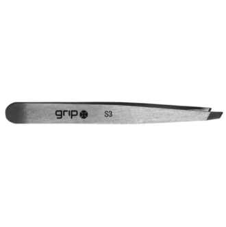 GRIP TWEEZER CLAW SLANTED TIP STAINLESS STEEL