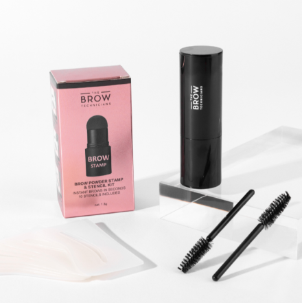 BROW STAMP AND STENCIL KIT (MEDIUM BROWN)